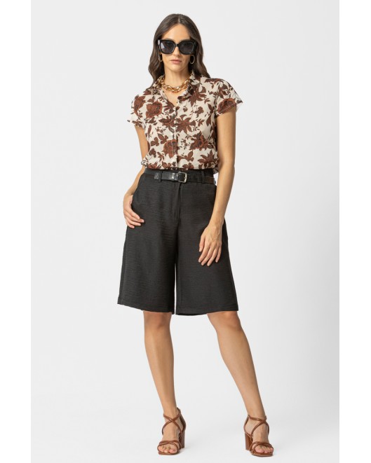 Πουκάμισο εμπριμέ βουάλ