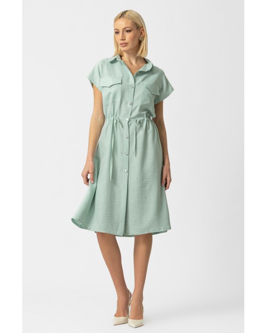 Long shirt twill with pockets