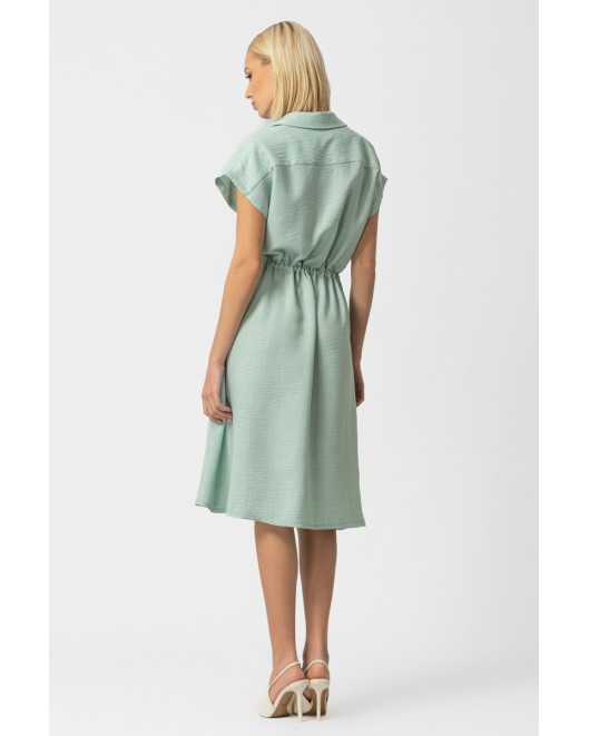 Long shirt twill with pockets