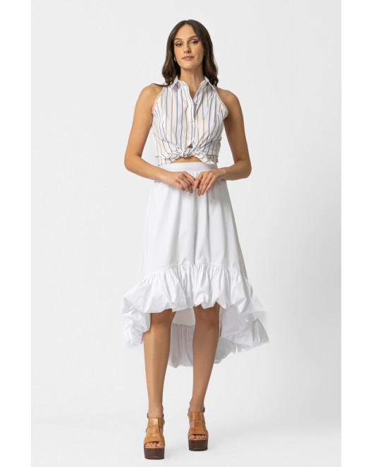 Πουκάμισο αμάνικο ριγέ Spring ΙΣΙΑ ΓΡΑΜΜΗ