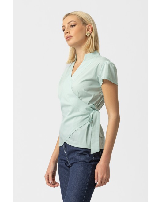 Πουκάμισο κρουαζέ ποπλίνα