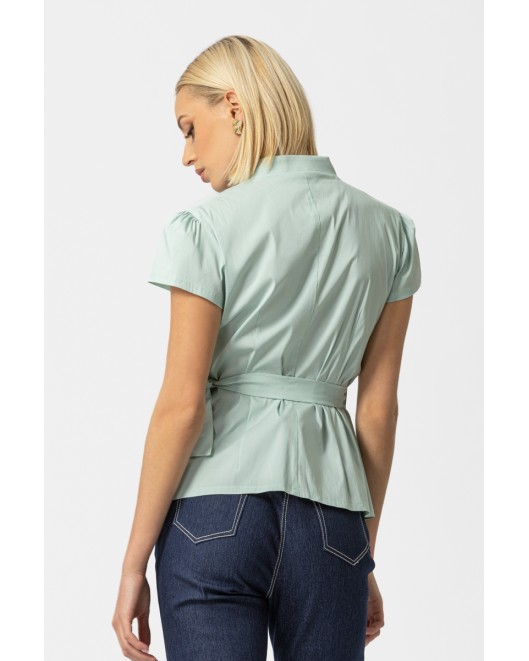 Πουκάμισο κρουαζέ ποπλίνα