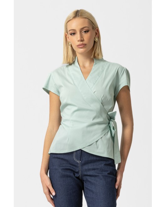 Πουκάμισο κρουαζέ ποπλίνα