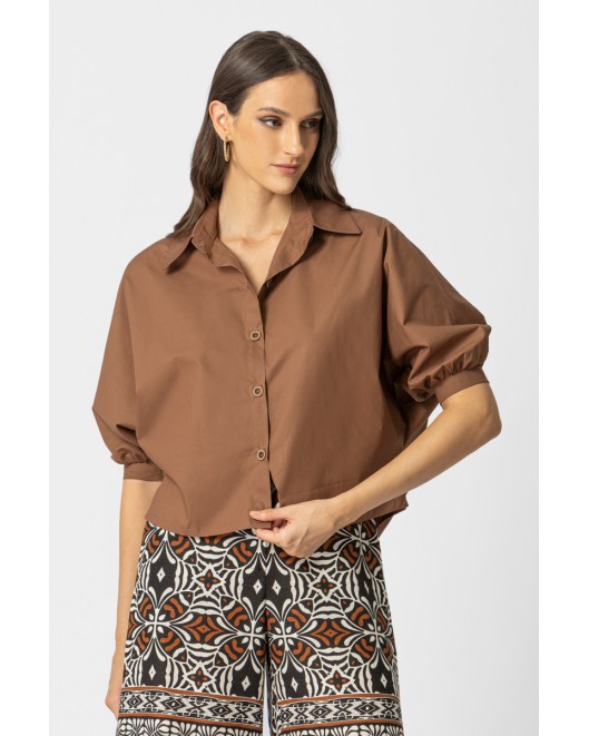 Πουκάμισο ποπλίνα Travel