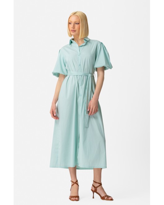 Πουκαμισοφόρεμα ποπλίνα