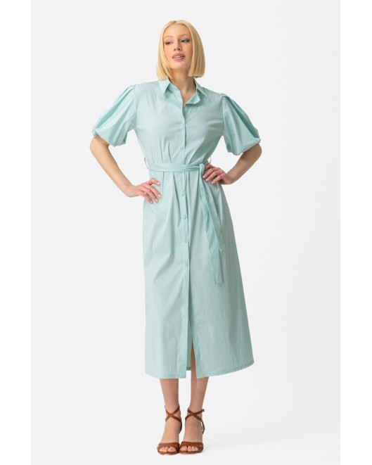 Πουκαμισοφόρεμα ποπλίνα