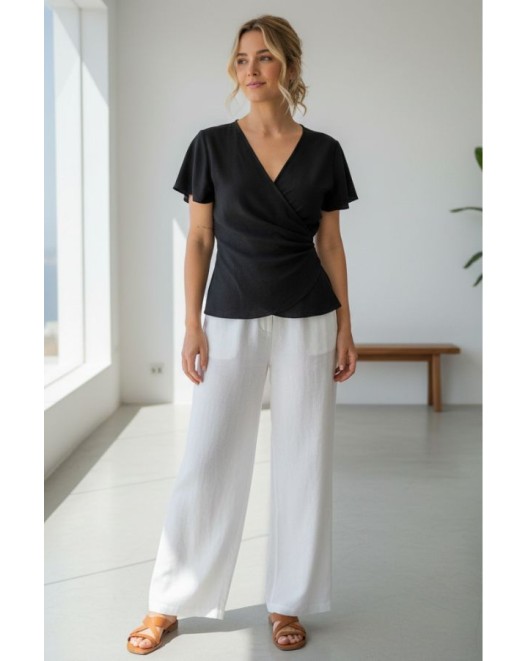 Wrapped blouse Effortless