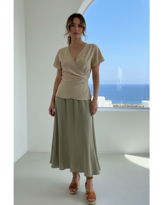 Wrapped blouse Effortless