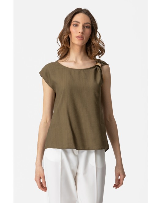 Eco-jacquard blouse Palma