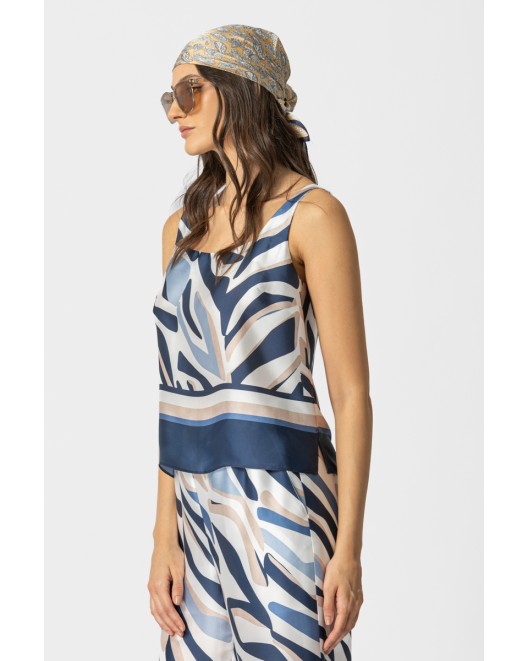 Μπλούζα σατέν Gloria