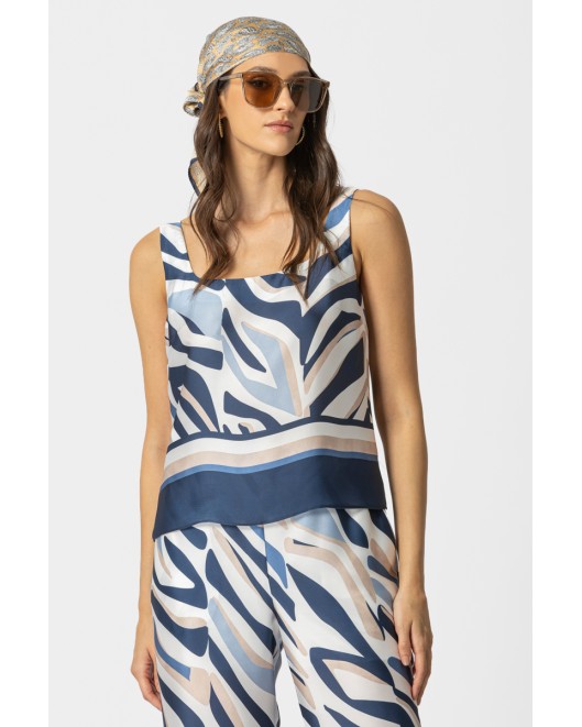 Μπλούζα σατέν Gloria