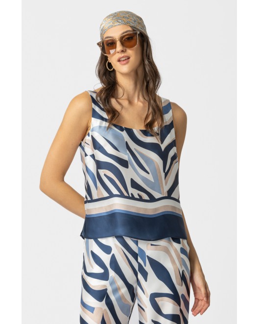 Μπλούζα σατέν Gloria