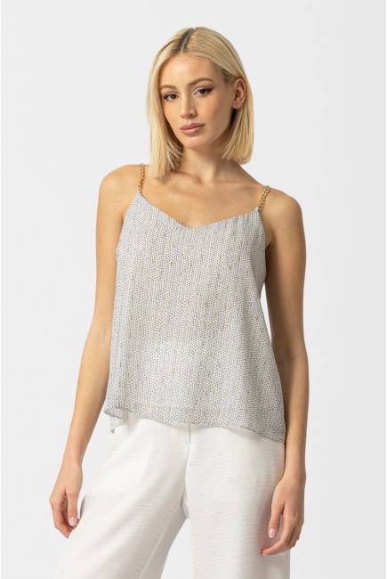 Τοπ διαφάνεια Lurex Nora