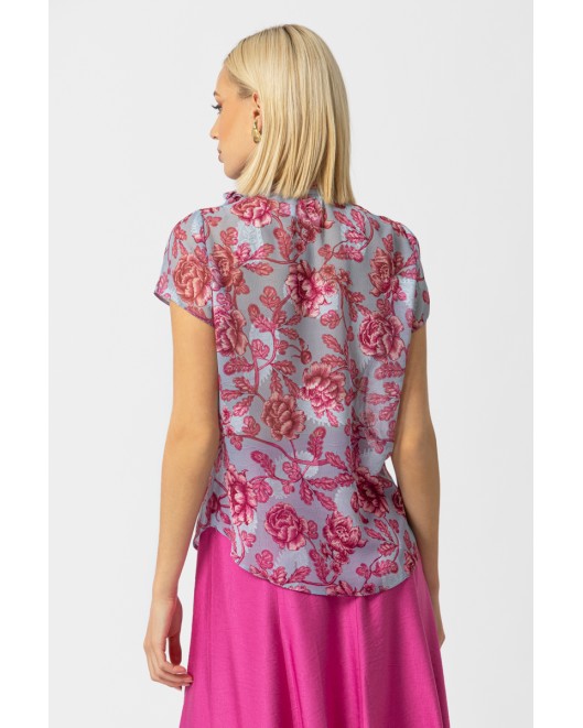 Μπλούζα διαφάνεια ζακάρ Darling