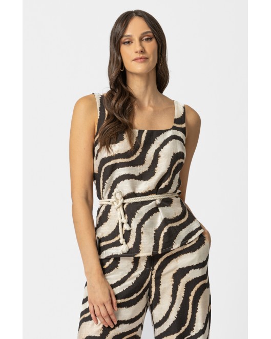 Μπλούζα Λινάρι Tigre