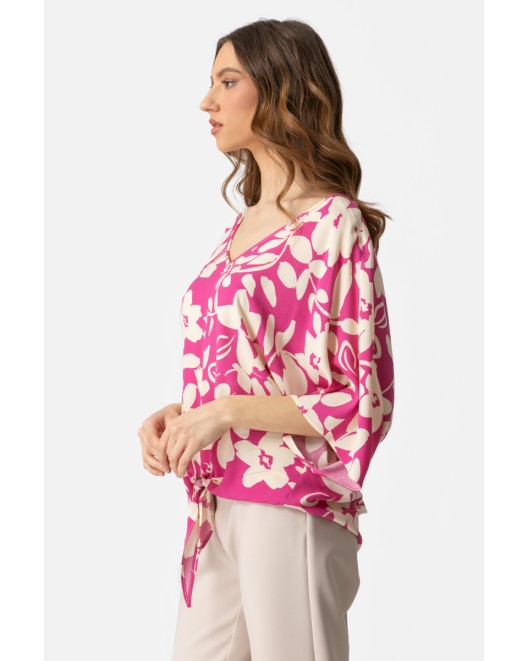 Μπλούζα δέσιμο Fuchsia