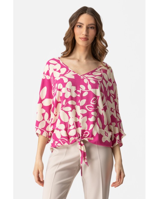 Μπλούζα δέσιμο Fuchsia