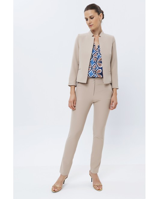 Παντελόνι κρεπ Muffin ανορθωτικό κλασσικό σε εφαρμοστή γραμμή ΕΦΑΡΜΟΣΤΗ ΓΡΑΜΜΗ