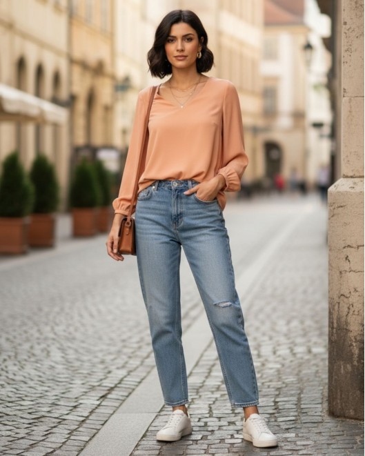 Μπλούζα ζορζέτα Martha