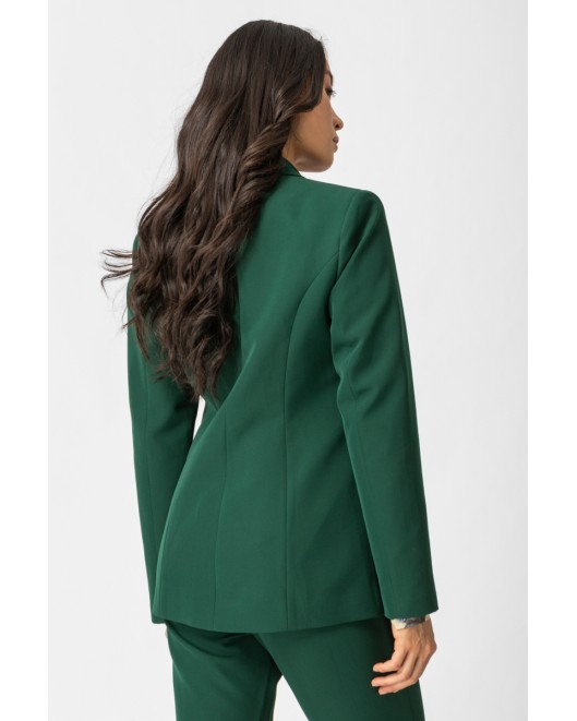 Crepe jacket muffin double buttons SLIM FIT