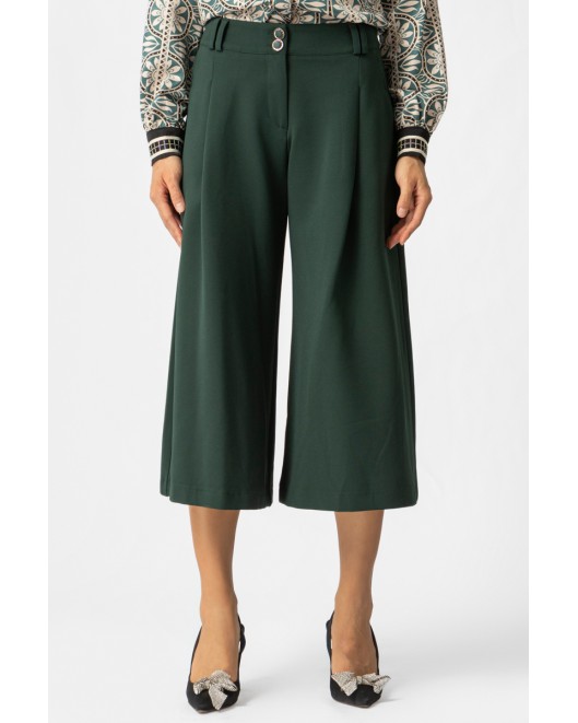 Παντελόνα κρεπ διαγωνάλ TURN ΖΙΠ