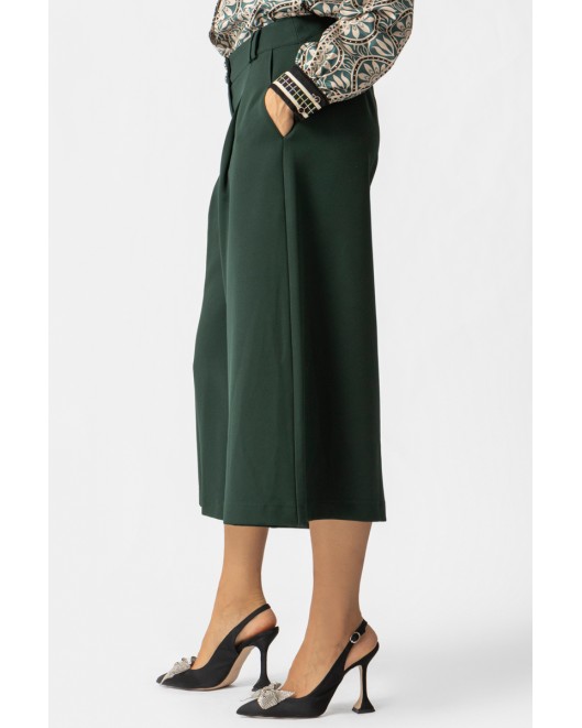 Παντελόνα κρεπ διαγωνάλ TURN ΖΙΠ