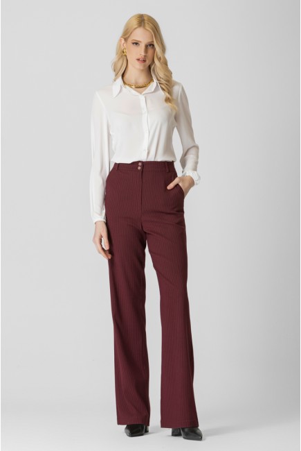 Trousers striped Bordeaux Trousers striped Bordeaux