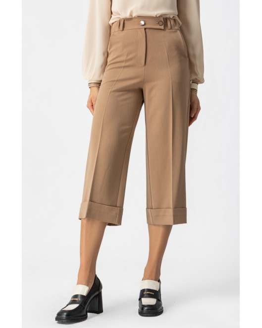 Tr trousers Candy with waistband ZIP TROUSERS