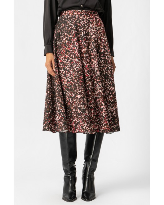 Φούστα εμπριμέ κρεπ κλος Serendipity ΚΛΟΣ