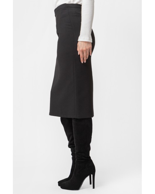 Diagonal elastic skirt Turn MIDI