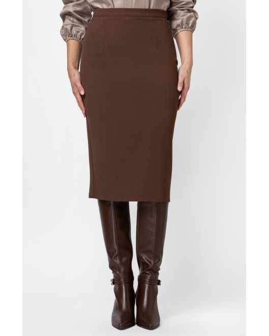 Diagonal elastic skirt Turn MIDI