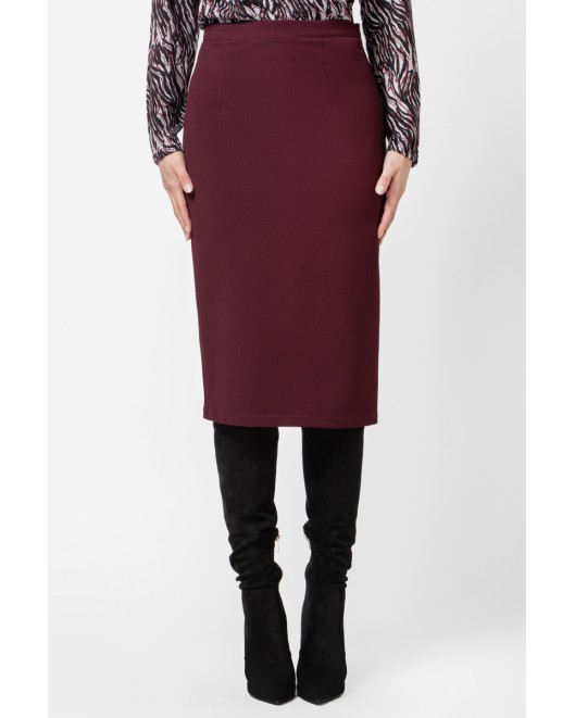 Diagonal elastic skirt Turn MIDI