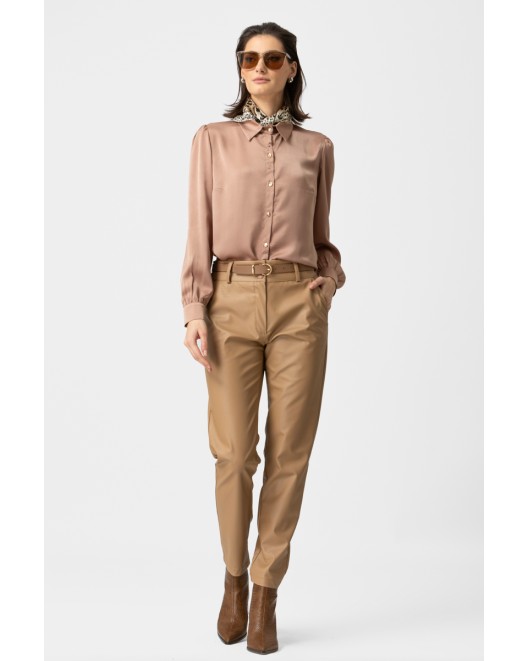 Πουκάμισο σατέν Jasmina ΙΣΙΑ ΓΡΑΜΜΗ