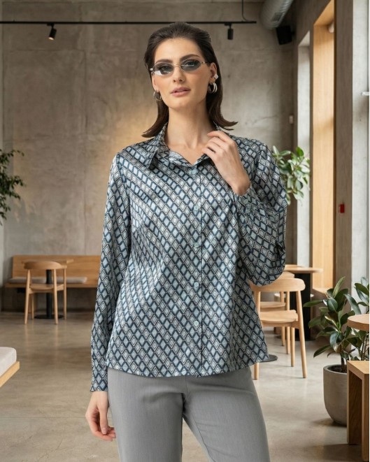 Πουκάμισο σατέν ρόμβος