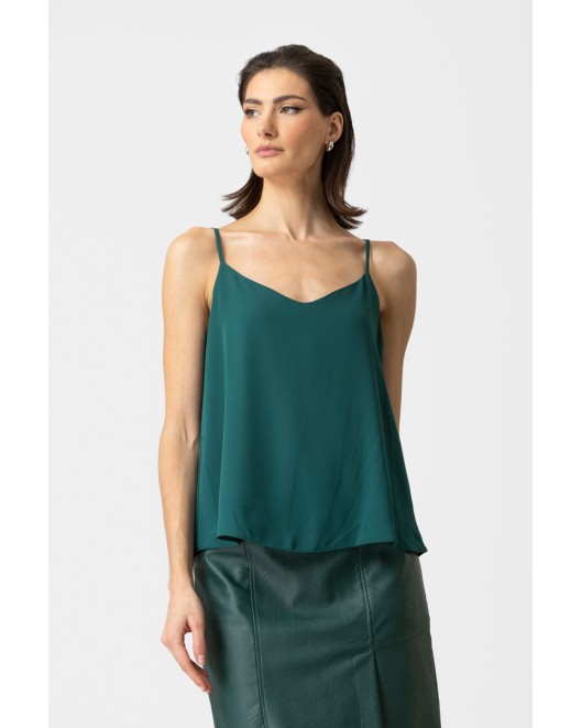 Sleeveles light crepe blouse Gala STRAIGHT LINE