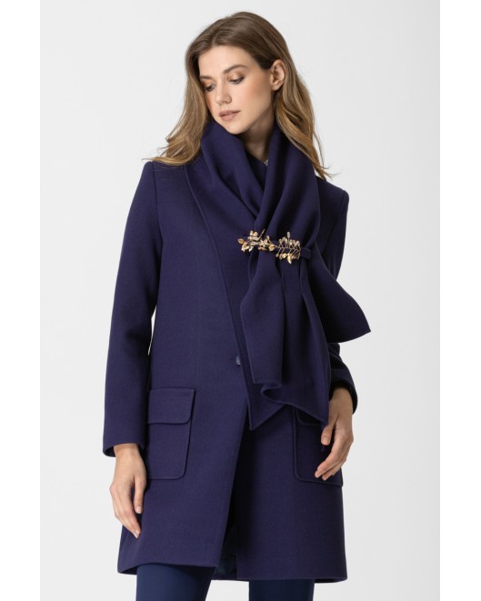 Παλτό Vital φουλάρι αποσπώμενο