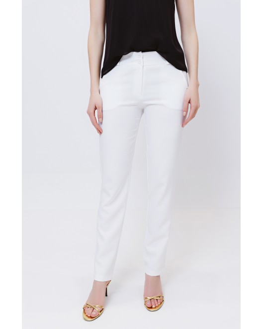 Crepe elastic Trousers APPLICABLE LINE