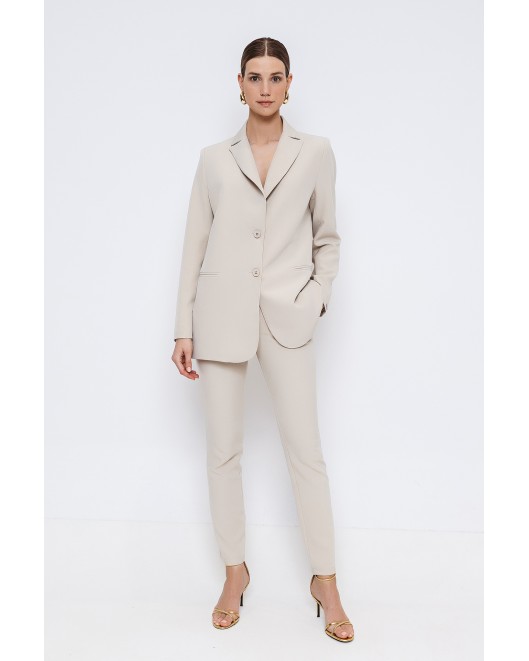 Crepe elastic Trousers APPLICABLE LINE