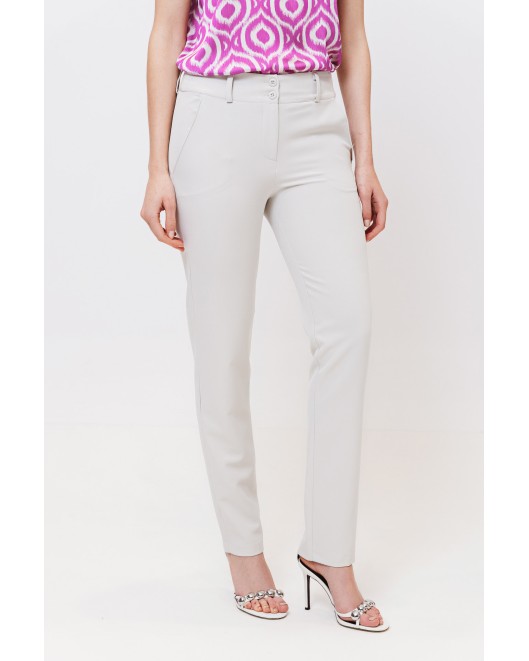 Crepe elastic Trousers APPLICABLE LINE