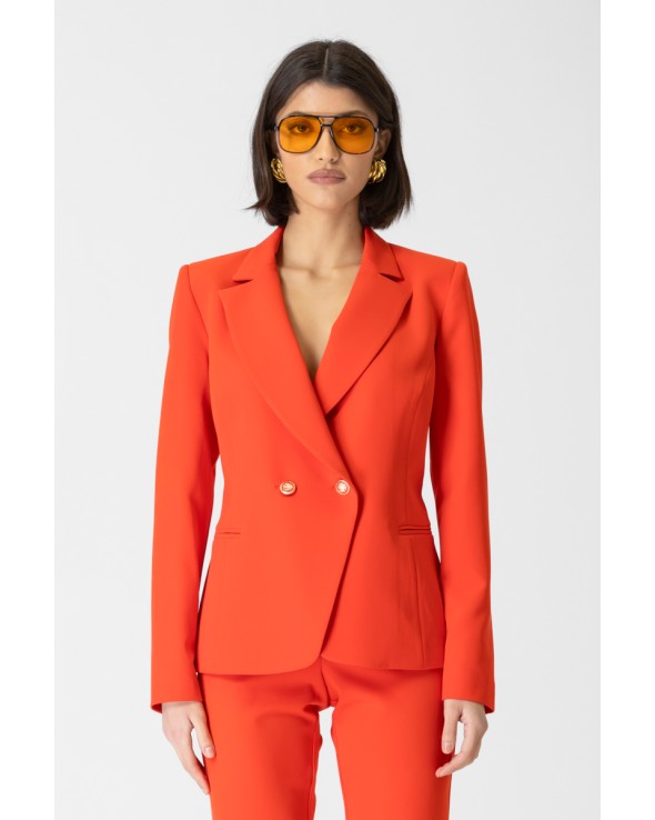Double button crepe jacket Double button crepe jacket