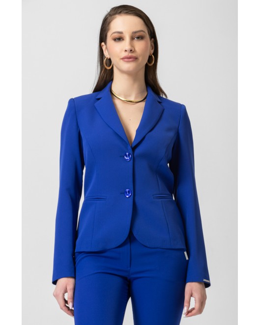 Crepe jacket slim fit Caroline