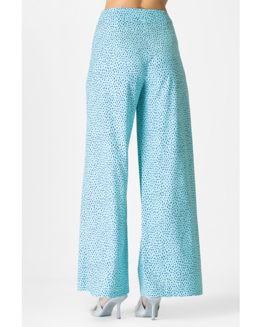 Dottted trousers crepe serendipity COMFORTABLE LINE