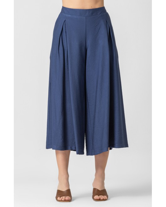 Παντελόνα naturale πιέτες λάστιχο