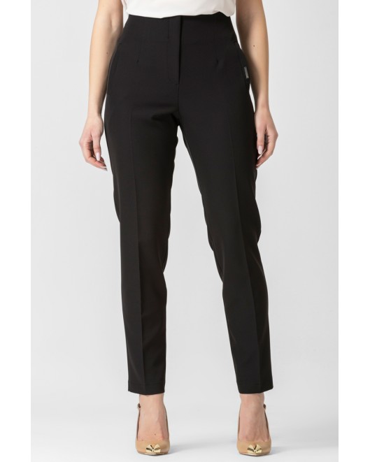 High wasted crepe trousers Markella STRAIGHT LINE