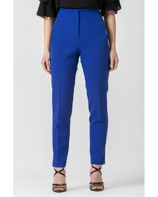 High wasted crepe trousers Markella STRAIGHT LINE