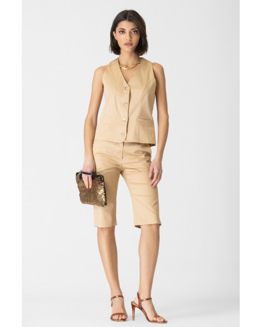 Βερμούδα βαμβακερή σε ίσια γραμμή Secret ΒΕΡΜΟΥΔΑ