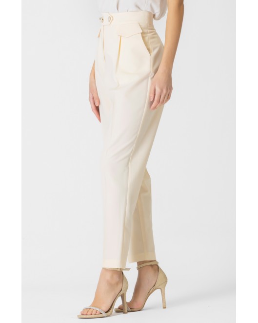 Παντελόνι κρεπ σταυροκούμπι ΙΣΙΑ ΓΡΑΜΜΗ