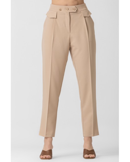 Παντελόνι κρεπ σταυροκούμπι ΙΣΙΑ ΓΡΑΜΜΗ