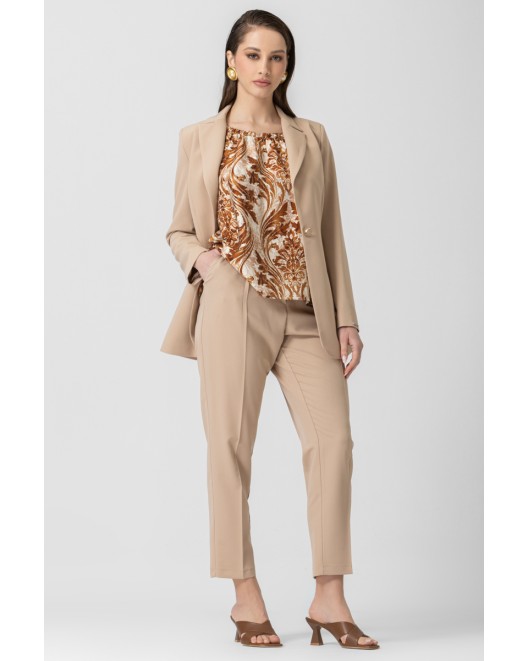 Παντελόνι κρεπ σταυροκούμπι ΙΣΙΑ ΓΡΑΜΜΗ