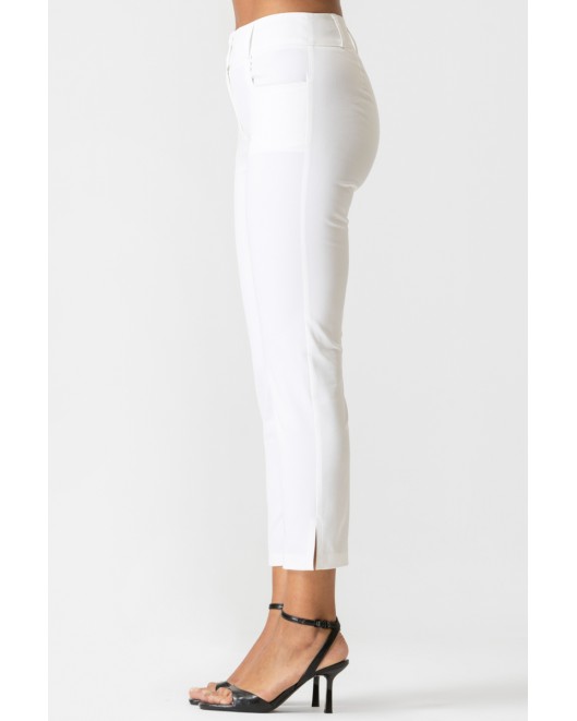 Cotton gambardine trousers Secret STRAIGHT LINE